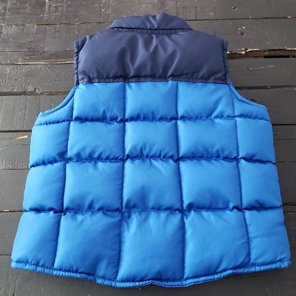 Cherokee Baby Boy Small 18-24 Months Blue Puffer Vest Full Zip - Picture 2 of 3